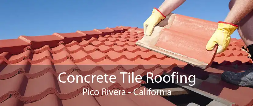 Concrete Tile Roofing Pico Rivera - California